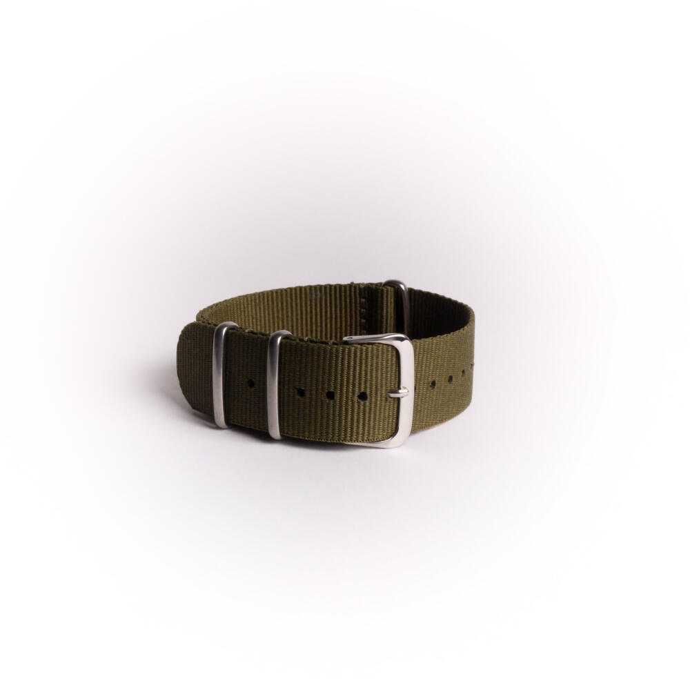 NATO Uhrenarmband Olivgrün 22mm Nylon