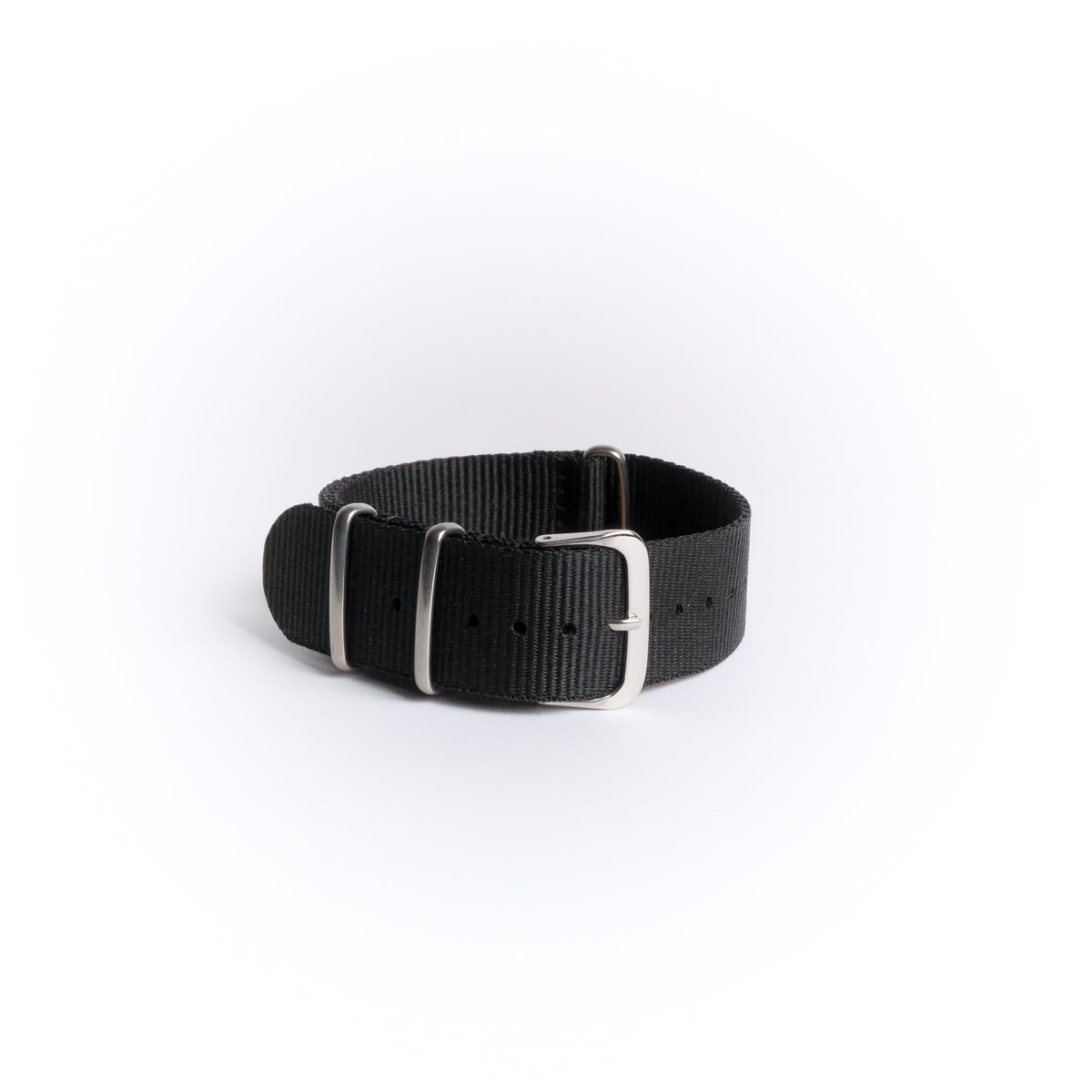 NATO Uhrenarmband Schwarz aus Nylon