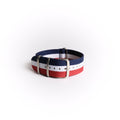 NATO Uhrenarmband Tricolore aus Nylon